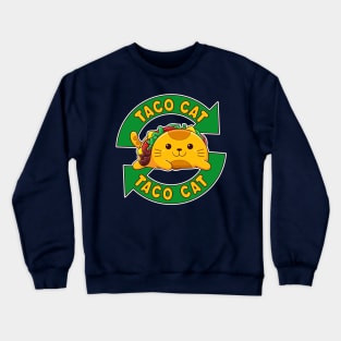 Taco Cat - Cute Kawaii Kitten Crewneck Sweatshirt